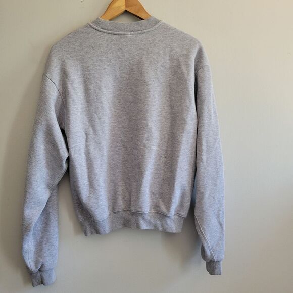 Skims Cotton Fleece Light Heather Grey Classic Crewneck Small - Picture 5 of 7